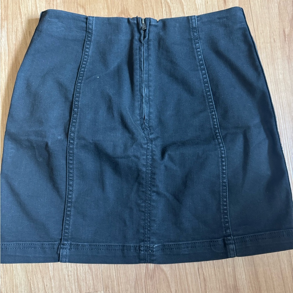 Free People Midnight Black Mini Skirt